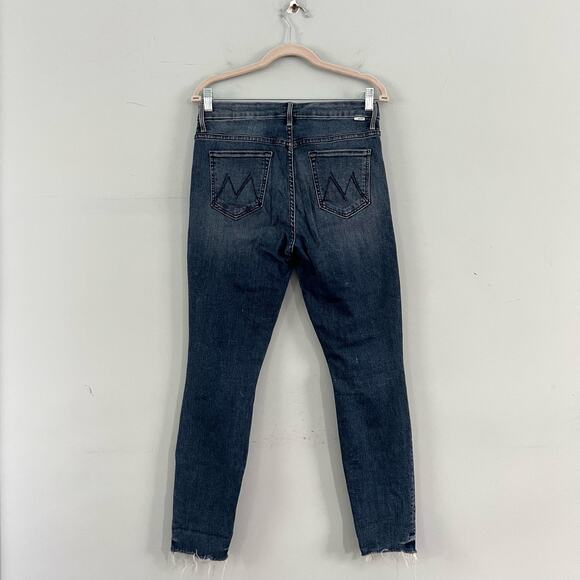 Mother High Waisted Looker Ankle Fray Just Like The Ones We Used To Know Jeans - Picture 5 of 12